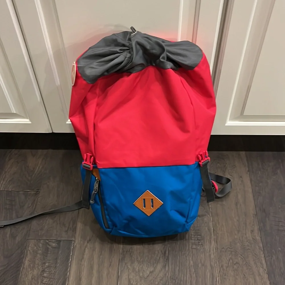 Jansport Pike Backpack bool bag new slalom red myko 1465 cubic inches 15” laptop